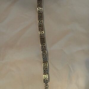 Brighton Silver Bracelet with Intricate Design